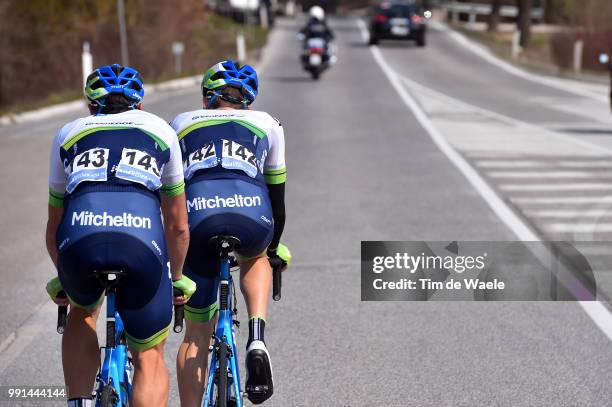 50Th Tirreno - Adriatico 2015, Stage 4 Durbridge Luke / Hayman Mathew / Illustration Illustratie, Team Orica Greenedge / Indicatore - Castelraimondo...