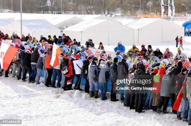 World Championships, Under 23 Menillustration Illustratie, Peleton Peloton, Public Publiek Supporters Fans, Snow Neige Sneeuw /Championat Du Monde,...