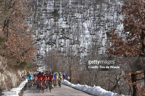 50Th Tirreno - Adriatico 2015, Stage 4 Illustration Illustratie, Peleton Peloton, Bmc Racing Team / Poggio San Romualdo Mountains Montagnes Bergen,...