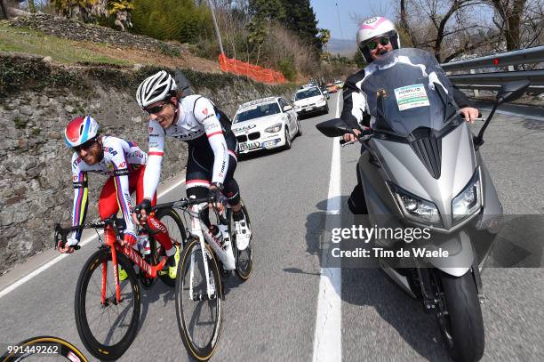 18Th Gp Nobili 2015 Paolini Luca / Cancellara Fabian / Frederico Motard Moto Info, Suno - Stresa / Grand Prix Gran Premio / Tim De Waele