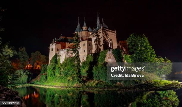 bojnice - bojnice castle stock pictures, royalty-free photos & images