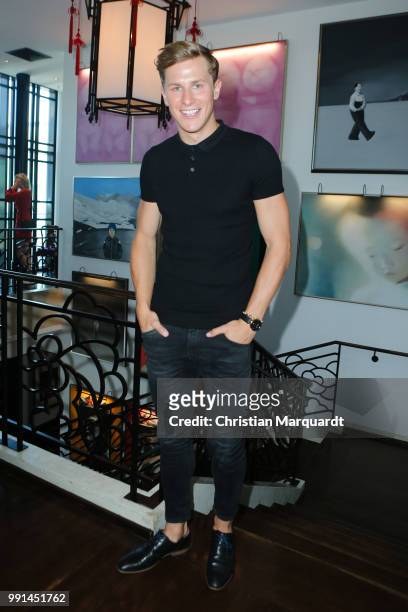 Lukas Sauer attends the Thomas Sabo Press Cocktail at China Club Berlin on July 4, 2018 in Berlin, Germany.