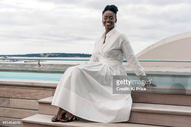 Actor Aissa Maiga is photographed on May 16, 2018 in Cannes, France.