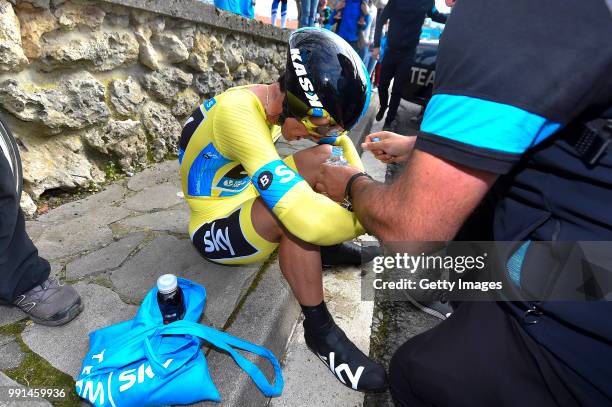 54Th Vuelta Pais Vasco 2015/ Stage 6Sergio Henao Yellow Leader Jersey/ Deception Teleurstelling/Aia-Aia Time Trial Contre La Montre Tijdrit Itt/ Tour...