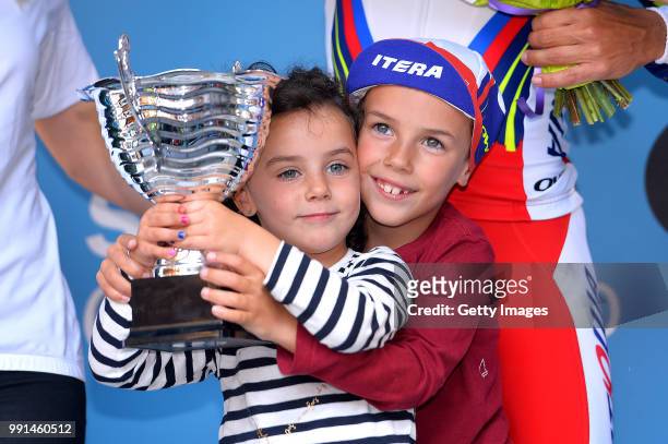 54Th Vuelta Pais Vasco 2015/ Stage 6Podium/ Joaquim Rodriguez + Son And Daugther Celebration Joie Vreugde, Aia-Aia Time Trial Contre La Montre...