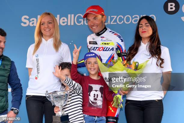 54Th Vuelta Pais Vasco 2015/ Stage 6Podium/ Joaquim Rodriguez + Son And Daugther Celebration Joie Vreugde, Aia-Aia Time Trial Contre La Montre...