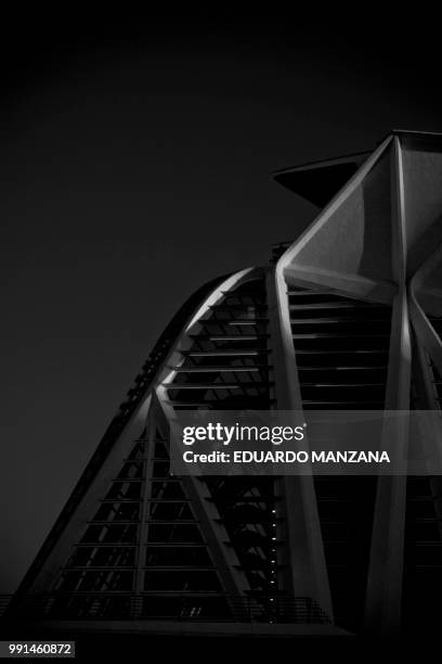 architecture in valencia - manzana stock pictures, royalty-free photos & images