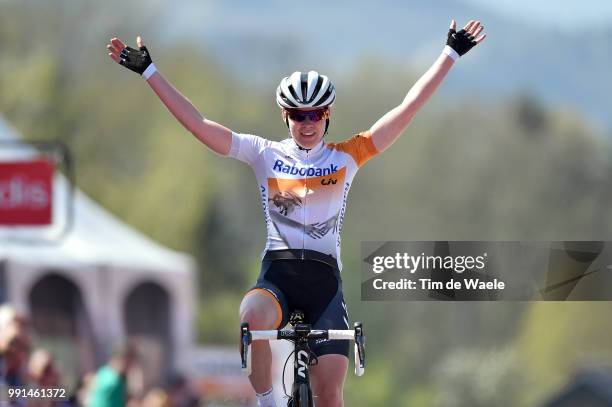 18Th Fleche Wallonne 2015, Womenarrival, Anna Van Der Breggen Celebration Joie Vreugde, Mur De Huy - Mur De Huy / Femmes Vrouwen