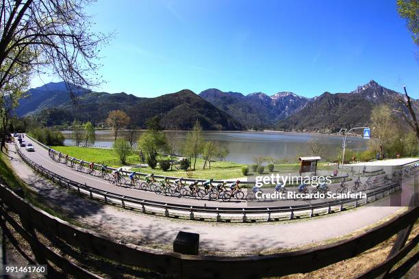 39Th Giro Del Trentino-Melinda 2015/ Stage 2Illustration Illustratie/ Peloton Peleton/ Landscape Paysage/ Lake Lac/Arco - Brentonico /Tour Trentino/...