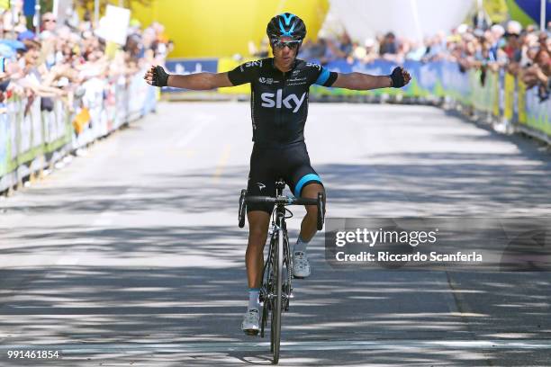 39Th Giro Del Trentino-Melinda 2015/ Stage 2Arrival/ Porte Richie Celebration Joie Vreugde/Arco - Brentonico /Tour Trentino/ Etape Rit Tim De Waele