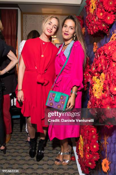 Elisabeth von Thurn und Taxis and Margherita Missoni attends Ximena Kavalekas and Margherita Missoni Lunch In Paris During Haute Couture on July 4,...