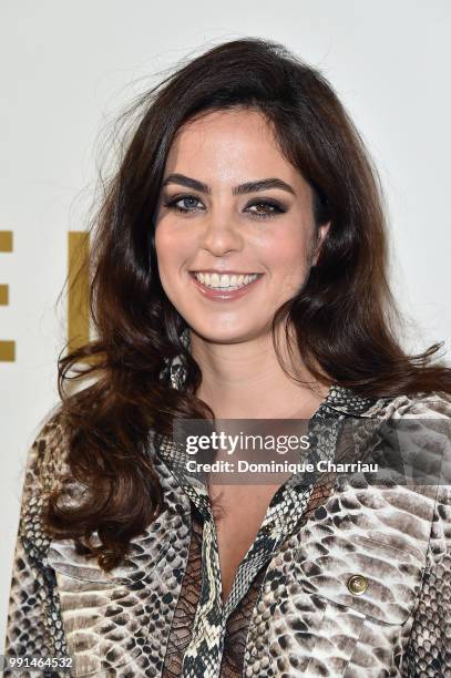 Anouchka Delon attends the Elie Saab Haute Couture Fall Winter 2018/2019 show as part of Paris Fashion Week on July 4, 2018 in Paris, France.