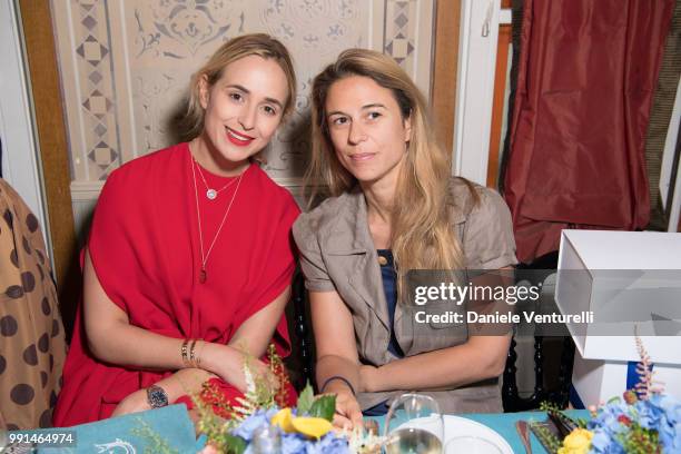 Elisabeth von Thurn und Taxis attends Ximena Kavalekas and Margherita Missoni Lunch In Paris During Haute Couture on July 4, 2018 in Paris, France.