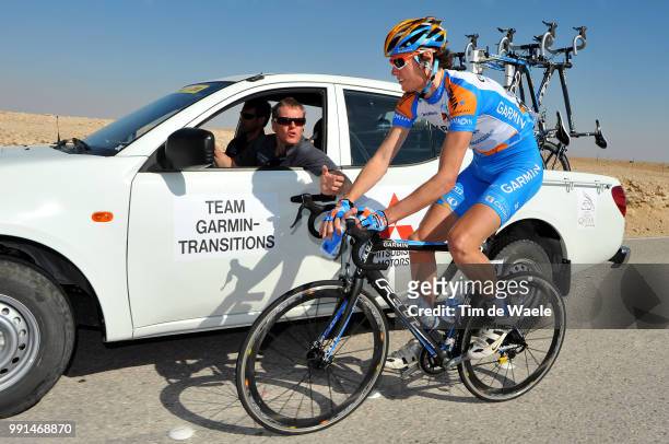 9Th Tour Of Qatar, Stage 4Johan Van Summeren / Johnny Weltz Sportdirector Team Garmin /The Pearl - Al Khor Corniche /Rit Etape, Ronde, Tim De Waele