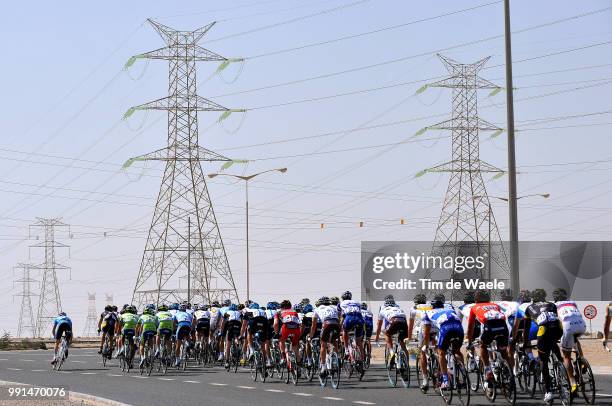 9Th Tour Of Qatar, Stage 5Illustration Illustratie, Peleton Peloton, Electric Elektriciteit Power, Landscape Paysage Landschap /Lusail - Madinat Al...