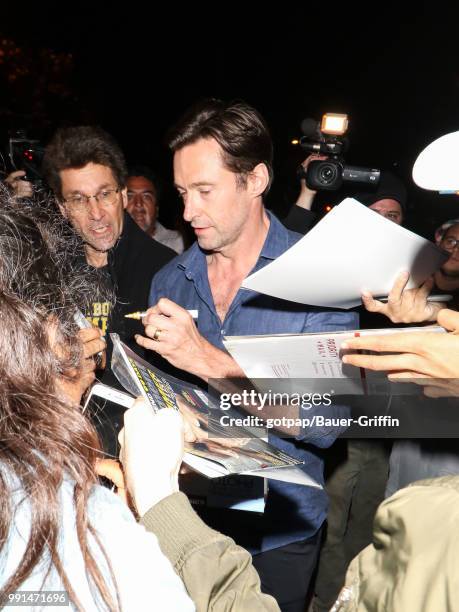 Hugh Jackman is seen on July 03, 2018 in Los Angeles, California.