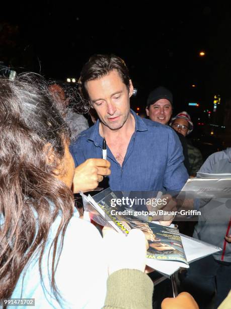 Hugh Jackman is seen on July 03, 2018 in Los Angeles, California.