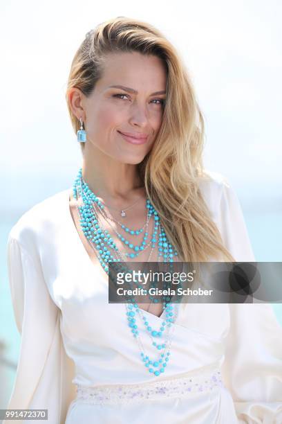 Model, television host and philanthropist Petra Nemcova is photographed for Bunte magazine on May 10, 2017 in Cannes, England.