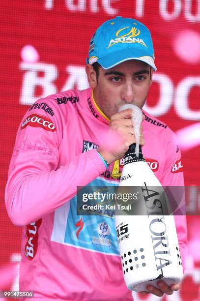 98Th Tour Of Italy 2015, Stage 13 Podium, Aru Fabio Pink Leader Jersey, Celebration Joie Vreugde, Champagne, Montecchio Maggiore - Jesolo / Giro Tour...