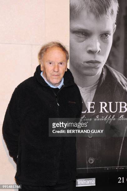 French actor Jean-Louis Trintignant poses prior to the premiere of Austrian director Michael Haneke movie "Das Weisse Band" , on October 19, 2009 in...