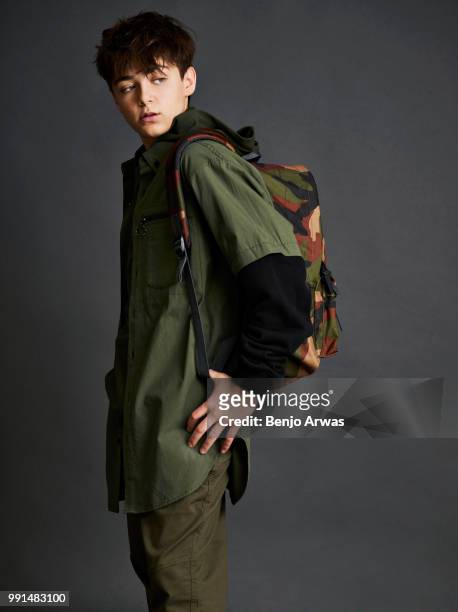 Actor Asher Angel is photographed for Seventeen magazine on June 26, 2017 in Los Angeles, California.