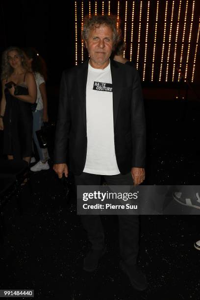 Renzo Rosso attends the Viktor & Rolf Haute Couture Fall Winter 2018/2019 show as part of Paris Fashion Week on July 4, 2018 in Paris, France.