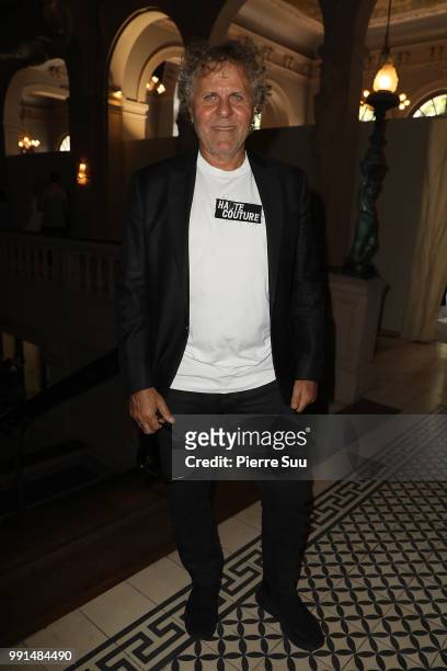 Renzo Rosso attends the Viktor & Rolf Haute Couture Fall Winter 2018/2019 show as part of Paris Fashion Week on July 4, 2018 in Paris, France.