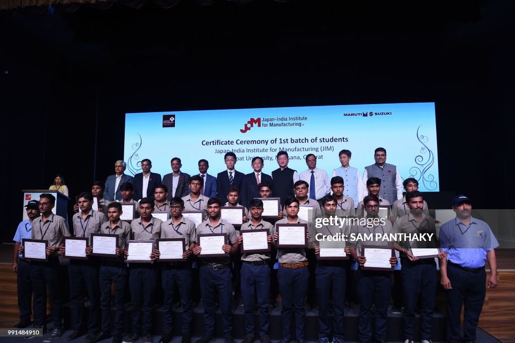 INDIA-JAPAN-EDUCATION-MARUTI-SUZUKI