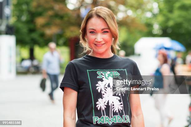 Lisa Maria Potthoff attends the premiere of the movie 'Bier Royal' as part of the Munich Film Festival 2018 at Gasteig on July 4, 2018 in Munich,...