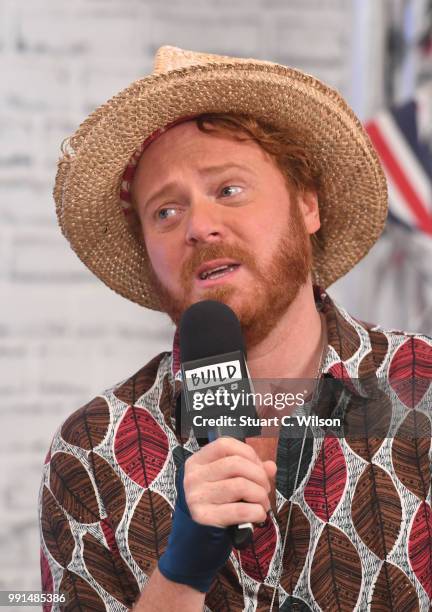 Leigh Francis interviewed during the 'Coming In America' BUILD panel discussion on July 4, 2018 in London, England.