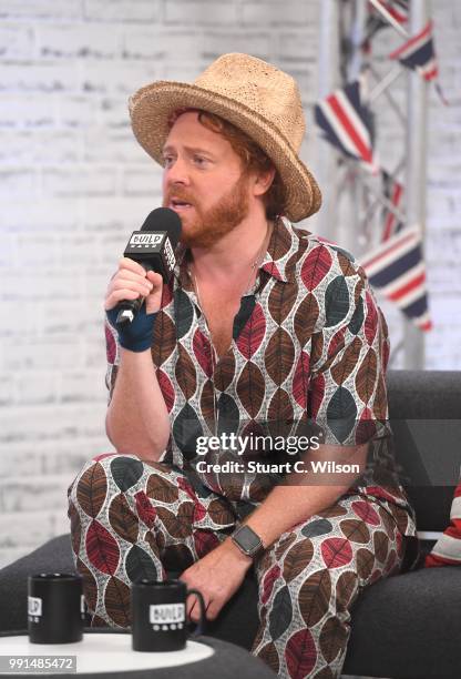 Leigh Francis interviewed during the 'Coming In America' BUILD panel discussion on July 4, 2018 in London, England.