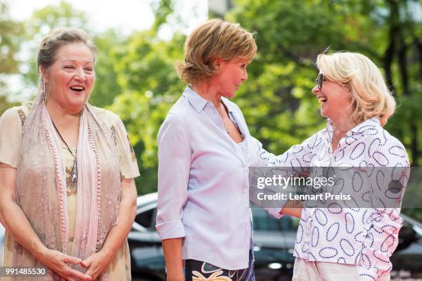 Marianne Saegebrecht , Ulrike Kriener and Gisela Schneeberger attend the premiere of the movie 'Bier Royal' as part of the Munich Film Festival 2018...