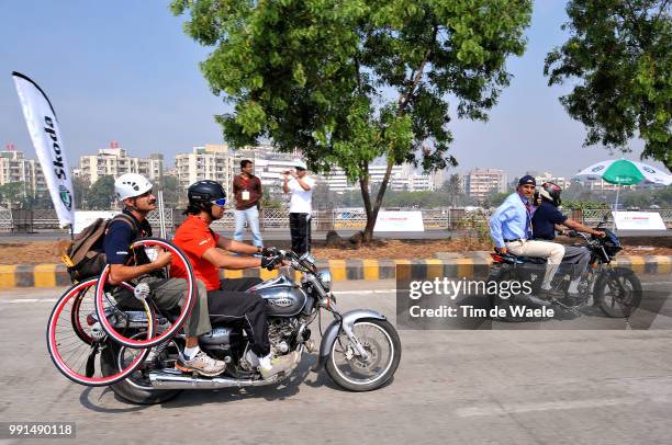 1St India Cyclothon Mumbia 2010Illustration Illustratie, Mavic Moto Bike Wheels Tires Pneus Banden Wiel, Uci, Tour De Mumbai, Rit Etape, Ronde, Tim...