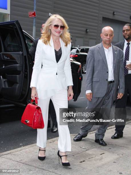 Patricia Clarkson is seen on July 04, 2018 in New York City.