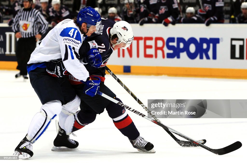 Finland v USA - 2010 IIHF World Championship