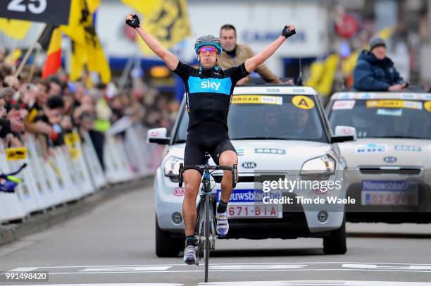 Omloop Het Nieuwsblad 2010Arrival, Juan Antonio Flecha Celebration Joie Vreugde, Gent - Gent / Tim De Waele