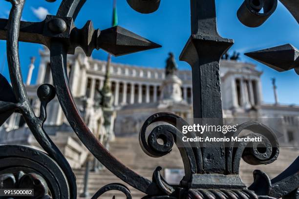 on target ! - altare della patria stock pictures, royalty-free photos & images