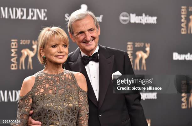 The actress Uschi Glas and her husband Dieter Hermann arrive for the 69th Bambi Award Ceremony in Berlin, Germany, 16 November 2017. Photo: Britta...