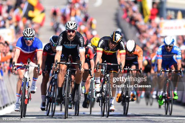 Tour Of Belgium 2015/ Stage 2/Arrival, Tom Boonen , Jens Debusschere / Arnaud Demare , Lochristi - Knokke-Heist Tour Belgium, Rit Etape /Tim De Waele