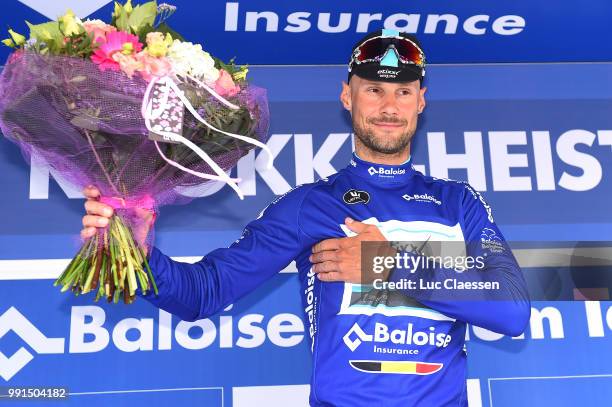 Tour Of Belgium 2015/ Stage 2/Podium, Tom Boonen Blue Jersey Trui Maillot, Celebration Joie Vreugde, Lochristi - Knokke-Heist Tour Belgium, Rit Etape...