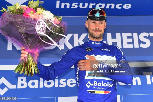 Tour Of Belgium 2015/ Stage 2/Podium, Tom Boonen Blue Jersey Trui Maillot, Celebration Joie Vreugde, Lochristi - Knokke-Heist Tour Belgium, Rit Etape...