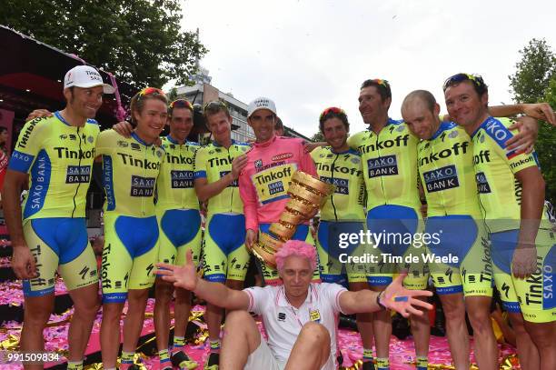 98Th Tour Of Italy 2015, Stage 21Tinkoff Saxo Team / Contador Alberto Pink Leader Jersey/ Tinkov Oleg Tinkoff Saxo Owner/ Celebration Joie Vreugde/...