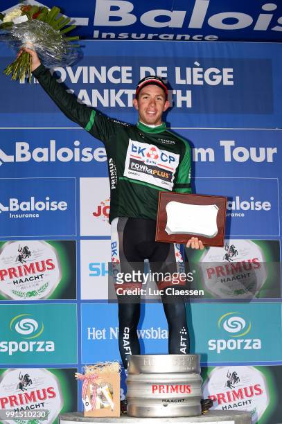 Tour Of Belgium 2015/ Stage 5/Podium Philipp Walsleben Green Jersey Trui Maillot Celebration Joie Vreugde, Sankt Vith - Sankt Vith Tour Belgium, Rit...