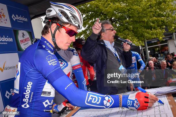 Tour Of Belgium 2015/ Stage 5/Arnaud Demare Blue Jersey Trui Maillot /Sankt Vith - Sankt Vith Tour Belgium, Rit Etape /Tim De Waele