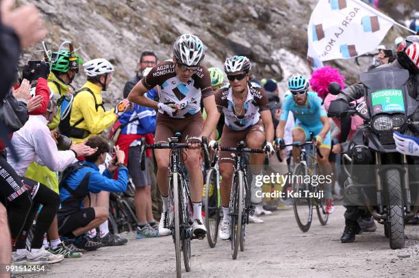 98Th Tour Of Italy 2015, Stage 20 Dupont Hubert / Betancur Carlos / Colle Delle Finestre Mountains Montagnes Bergen, Landscape Paysage Landschap,...