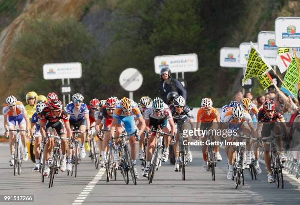 Vuelta Ciclista Al Pais Vasco 2010/ Stage 1Arrival Sprint, Alejandro Valverde / Osacr Freire / Christophe Le Mevel / Ryder Hesjedal /Zierbena -...
