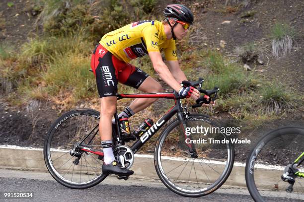 67Th Criterium Du Dauphine 2015, Stage 4 Dennis Rohan Yellow Leader Jersey, Anneyron Porte De Drom Ardeche - Sisteron / Rit Etape,