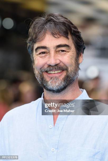 Nathaniel Parker attends the 'Swimming With Men' UK Premiere at The Curzon Mayfair on July 4, 2018 in London, England.