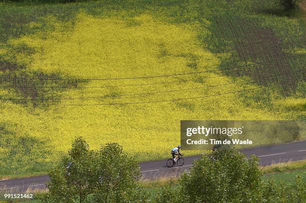 67Th Criterium Du Dauphine 2015, Stage 4 Illustration Illustratie, Vandenbergh Stijn / Flowers Fleurs Bloemen, Landscape Paysage Landschap, Anneyron...