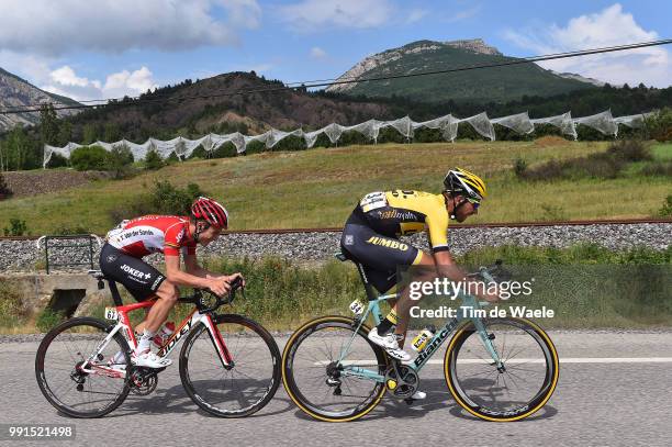 67Th Criterium Du Dauphine 2015, Stage 4 Keizer Martijn / Van Der Sande Tosh / Anneyron Porte De Drom Ardeche - Sisteron / Rit Etape,